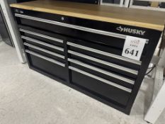 HUSKY 9 DRAWER TOOL BOX WITH CONTENTS