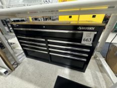 HUSKY 9 DRAWER TOOL BOX WITH CONTENTS