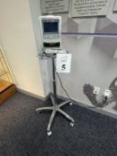 STRYKER FLOSTEADY ARTHROSCOPY PUMP MODEL 150 ON ROLLING STAND