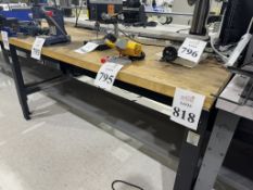 GLOBAL 6' WOOD TOP WORK BENCH