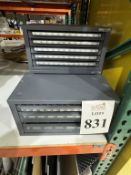 ASSORTED DRILL BITS IN STORAGE DRAWER