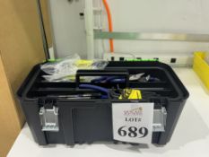 OEM TOOLS TOLL BOX WITH CONTENTS