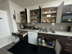 LOT CONSISTING OF BREAK ROOM CABINET CONTENTS