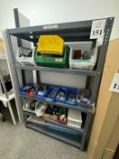 MEDIUM DUTY SHELVING UNIT WITH CONTENTS