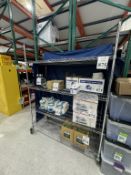 ULINE METRO RACK ON CASTERS WITH COVER