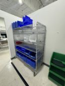 METRO RACK ON CASTERS WITH CONTENTS