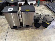 STAINLESS STEEL GARBAGE CANS