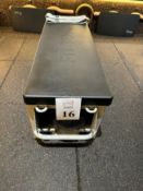 FITBENCH PADDED WORKOUT BENCH INCLUDING WEIGHTS
