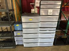 LOT CONSISTING OF PLASTIC STORAGE BINS