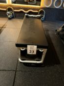 FITBENCH PADDED WORKOUT BENCH INCLUDING WEIGHTS