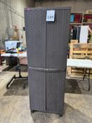 KETER PLASTIC STORAGE CABINET