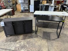 LOT CONSISTING OF (2) ASSORTED TABLES