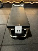 FITBENCH PADDED WORKOUT BENCH INCLUDING WEIGHTS