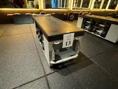 FITBENCH PADDED WORKOUT BENCH INCLUDING WEIGHTS