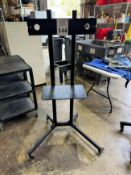 VIVO PORTABLE MOBILE ROLLING TV STAND