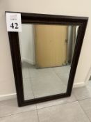 FRAMED MIRROR MEASURING 30