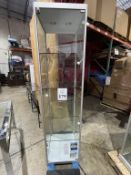 GLASS CURIO CABINETS WITH SHELVES