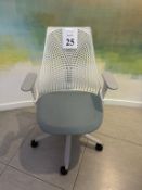 HERMAN MILLER SAYL ROLLING WORK CHAIR