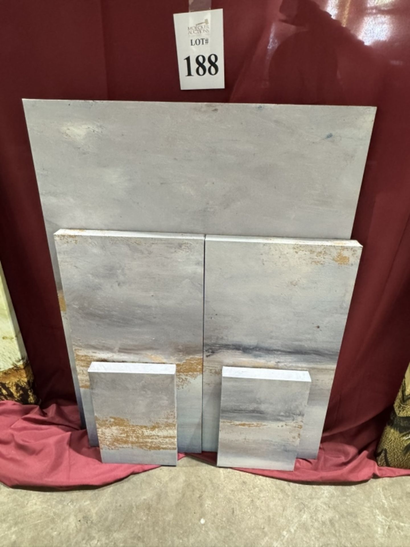 LOT CONSISTING OF ASSORTED CANVAS ART PRINTS