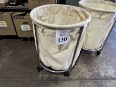 LAUNDRY BASKET ON CASTERS