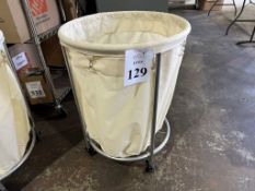 LAUNDRY BASKET ON CASTERS