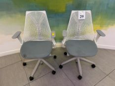 HERMAN MILLER SAYL ROLLING WORK CHAIRS