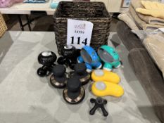 LOT CONSISTING OF (9) SMALL HANDHELD VIBRATORS