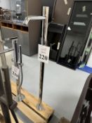 FLOOR MOUNT TUB FILLER, CHROME