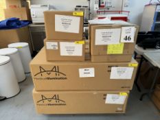 MEDICAL ILLUMINATION SYSTEM TWO DUO LED SURGICAL LIGHT, MODEL XLDS-S22 SD2D2-LCH, NEW IN BOX