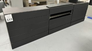 LOT CONSISTING OF (3) PIECE 5 DRAWER CABINET UNIT