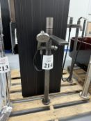 FLOOR MOUNT TUB FILLER WITH HAND SHOWER