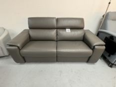 NICOLETTI HOME LEATHER ELECTRICAL RECLINER SOFA