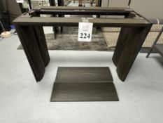 HEAVY DUTY HIGH QUALITY WOOD AND METAL TABLE BASE