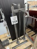 FLOOR MOUNT TUB FILLER WITH HAND SHOWER