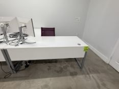 L-SHAPE DESK INCLUDES OFFICE ROLLING CHAIR