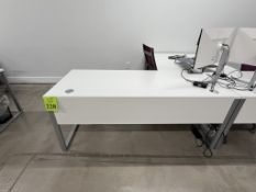 L-SHAPE DESK INCLUDES OFFICE ROLLING CHAIR