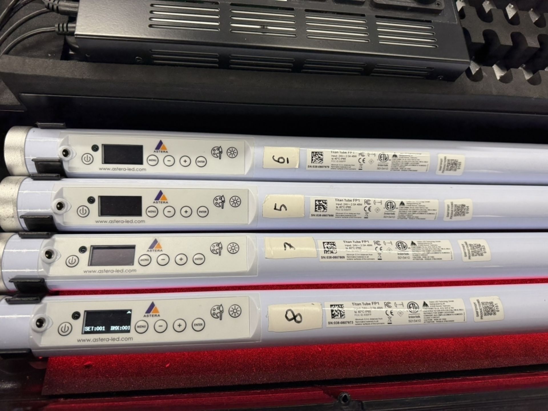 ASTERA SET OF 8 TITAN TUBES INCLUDES CHARGING CASE - Image 3 of 12