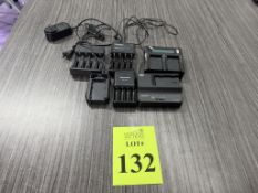 LOT CONSISTING OF MISCELLANEOUS BATTERY CHARGERS