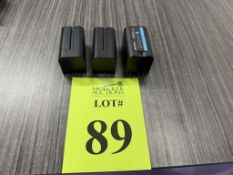 LOT CONSISTING OF RECHARGEABLE BATTERY PACKS