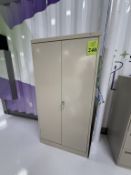 2-DOOR METAL STORAGE CABINET