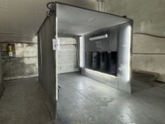 SPRAY BOOTH EQUIPPED WITH LED LIGHTING