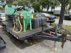COMPLETE SAND BLASTING TRAILER SETUP