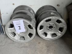 ALUMINUM WHEELS MEASURING 18