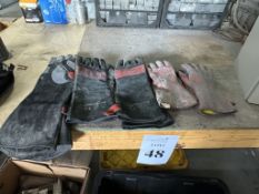 HEAVY DUTY GLOVES AND SAFETY HARNESS