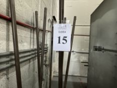 CANOPY WITH FRAME AND CONCRETE HOLD-DOWN POLES