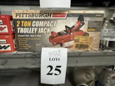 PITTSBURGH 2-TON COMPACT TROLLEY JACK