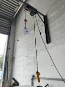 ELECTRIC HOIST WITH HAND-HELD CONTROLLER