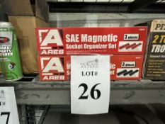 MAGNETIC SOCKET ORGANIZERS (METRIC AND SAE)
