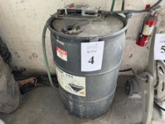55 GAL DRUM CONTAINING ACID CLEANER (1/4 FULL)