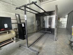 ROLLING PARTS RACK MEASURING 11' L